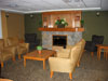 Lounge chairs, coffee and end tables for healthcare facility